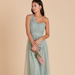 Birdy grey bridesmaid dress large sage
